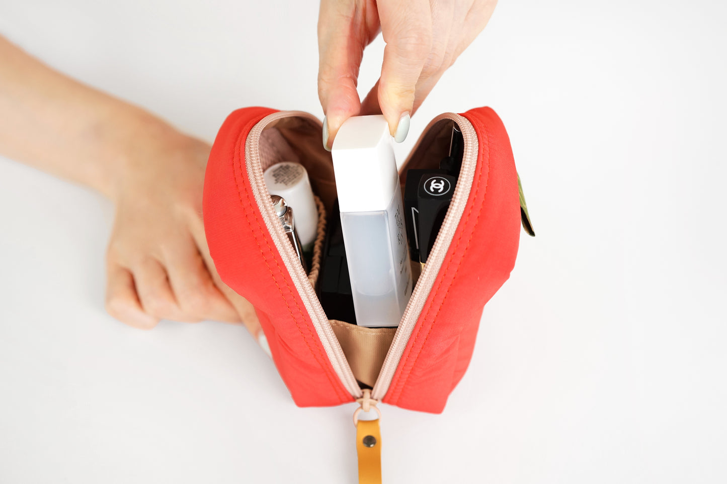 Standing makeup bag-in-bag Single